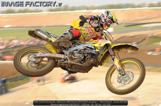 2009-10-04 Franciacorta - Motocross delle Nazioni 0529 Warm up group 1 - Steve Ramon - Suzuki 450 BEL